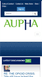 Mobile Screenshot of network.aupha.org